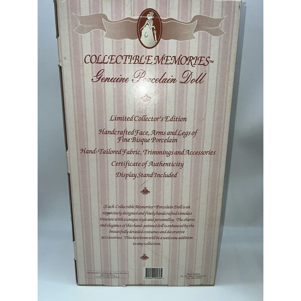 VTG Limited Edition Collectible Memories Porcelain Doll 